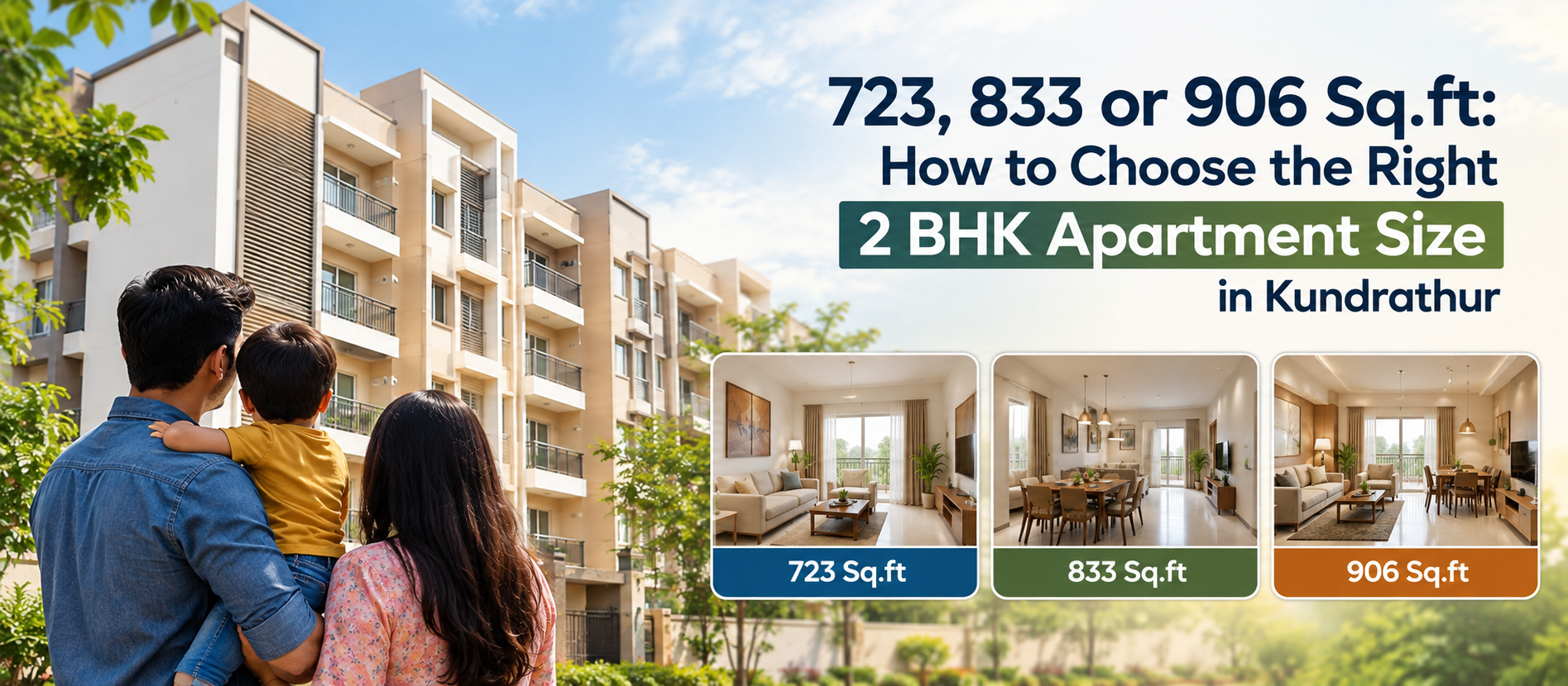 723, 833 or 906 Sq.ft: Choosing a 2 BHK in Kundrathur