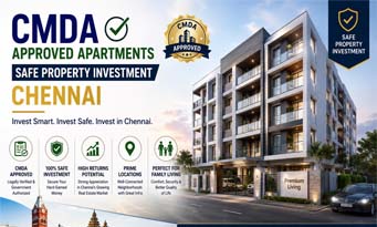 CMDA Approved Apartments Safe Property Investment Chennai
