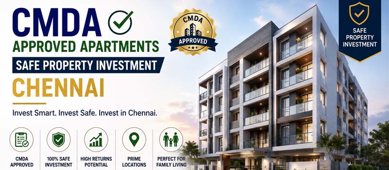 CMDA Approved Apartments Safe Property Investment Chennai