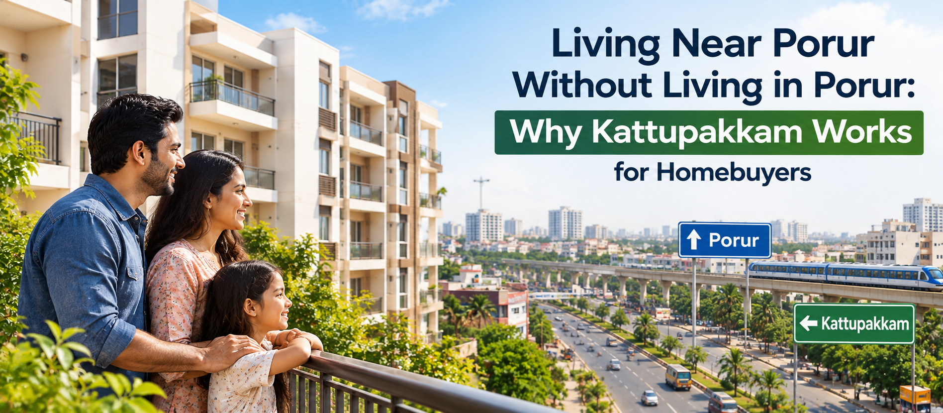Living Near Porur: Why Choose Kattupakkam for a Home?